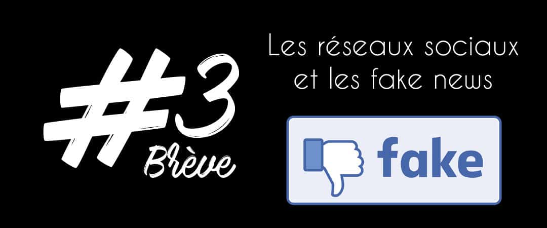 #BRÈVE3 – Les Réseaux Sociaux et les Fake News, un cocktail détonnant !